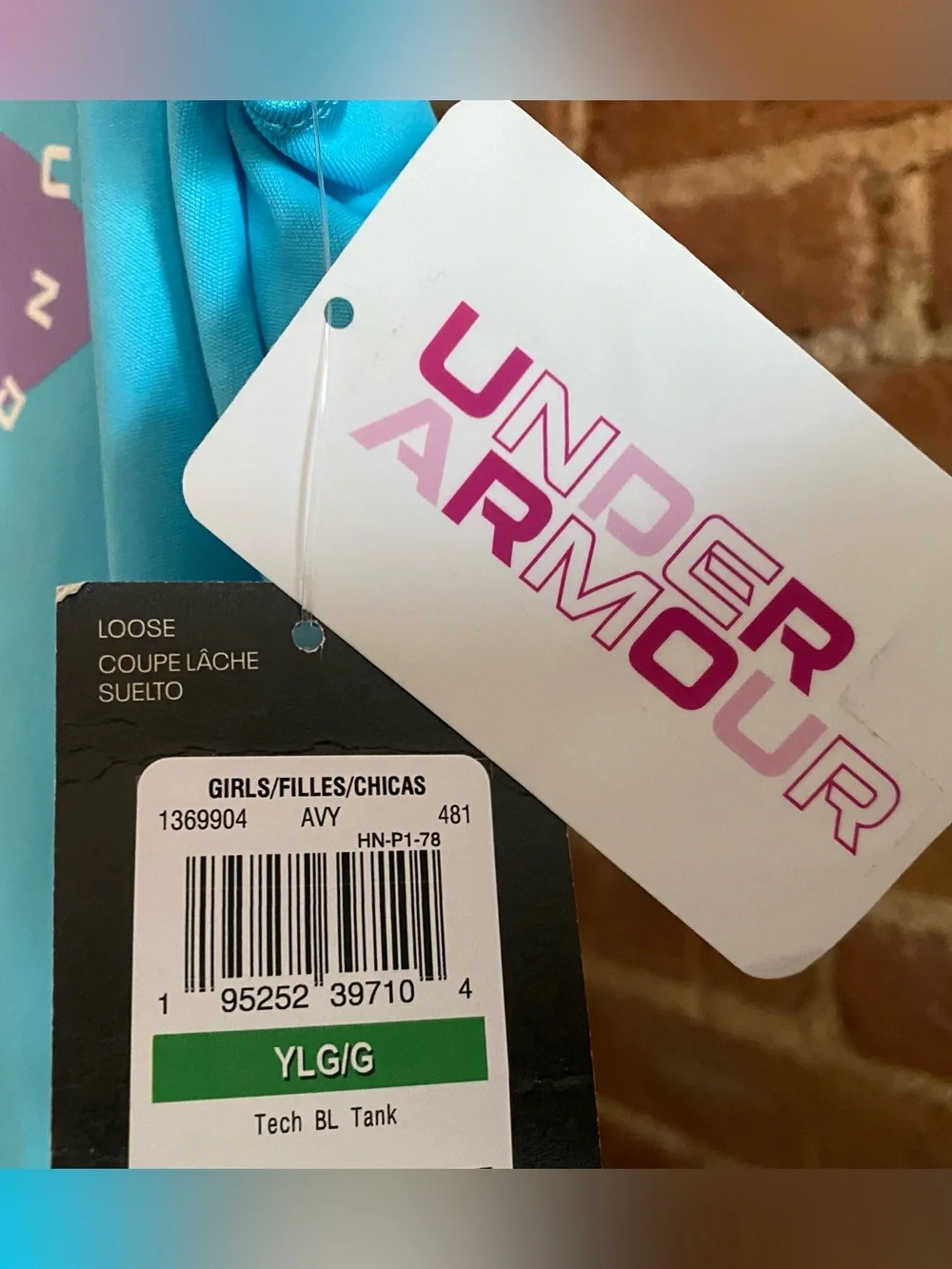 Under Armour Girl’s Tech Big Logo Racerback Tank - New With Tags